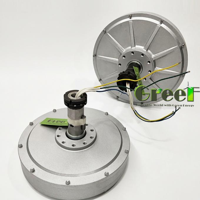 Gerador de Ímã Permanente de Fluxo Axial Sem Núcleo, Geração de Eletricidade Trifásica com 3 anos de Garantia 3
