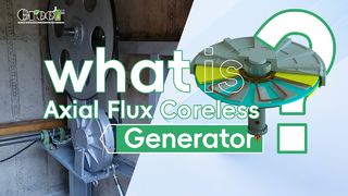 Explique em um parágrafo Gerador Axial Flux Coreless