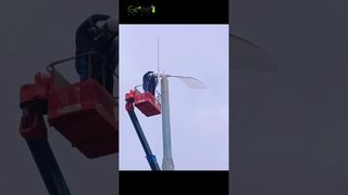 Energia doméstica autossuficiente: sistema híbrido de turbina eólica GH-2KW instalado na Malásia