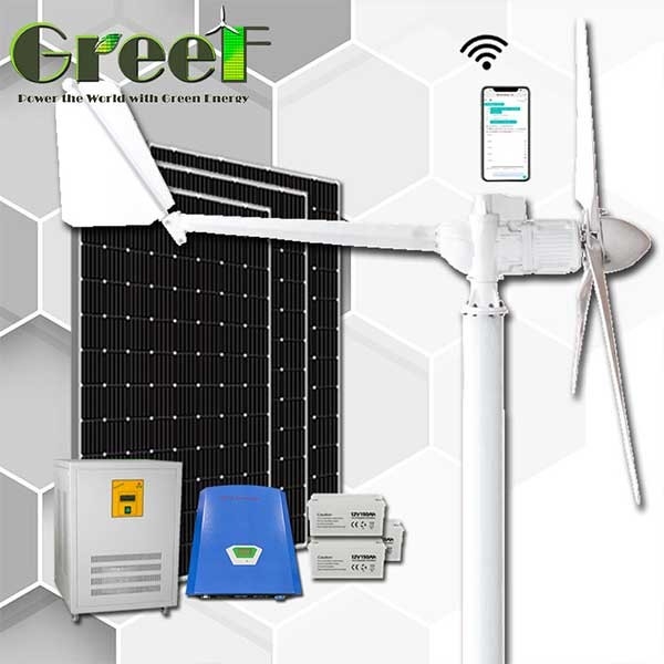 10KW fora no fã do moinho de vento do gerador de turbina eólica da energia da grade para a casa