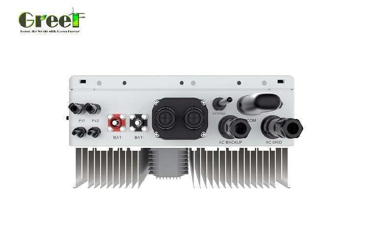 95% de eficiência no inversor de rede para faixa de frequência e temperatura de 50/60Hz -25C-60C