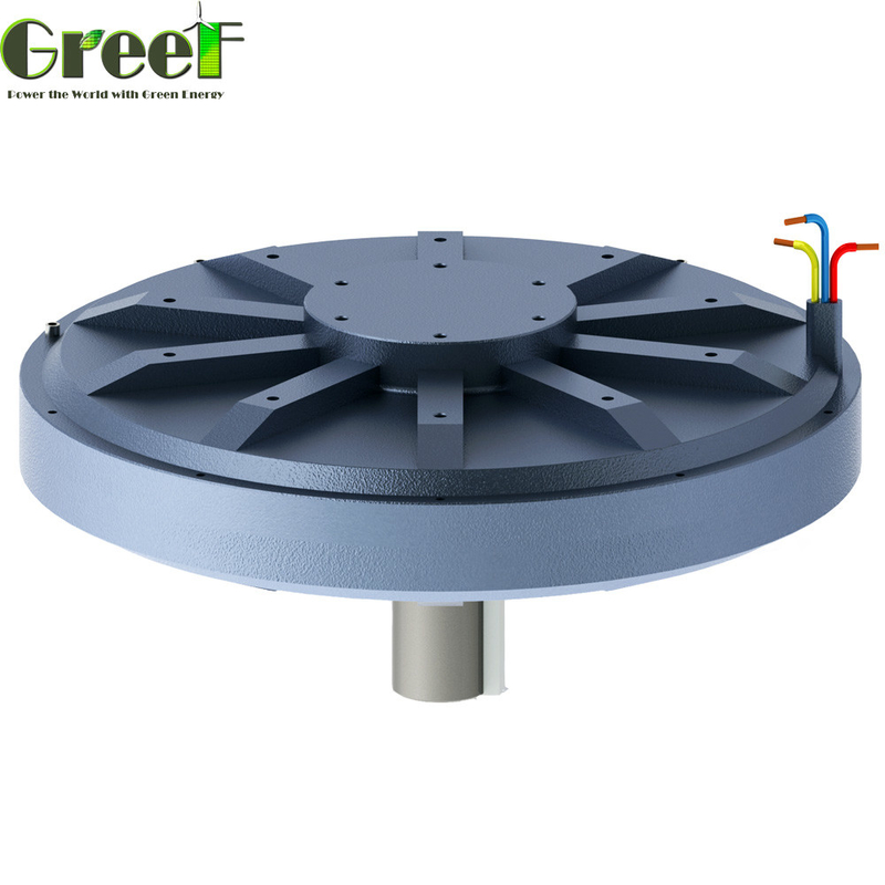 Torque do começo do alternador do ímã permanente de 3KW gerador de vento vertical do baixo RPM baixo