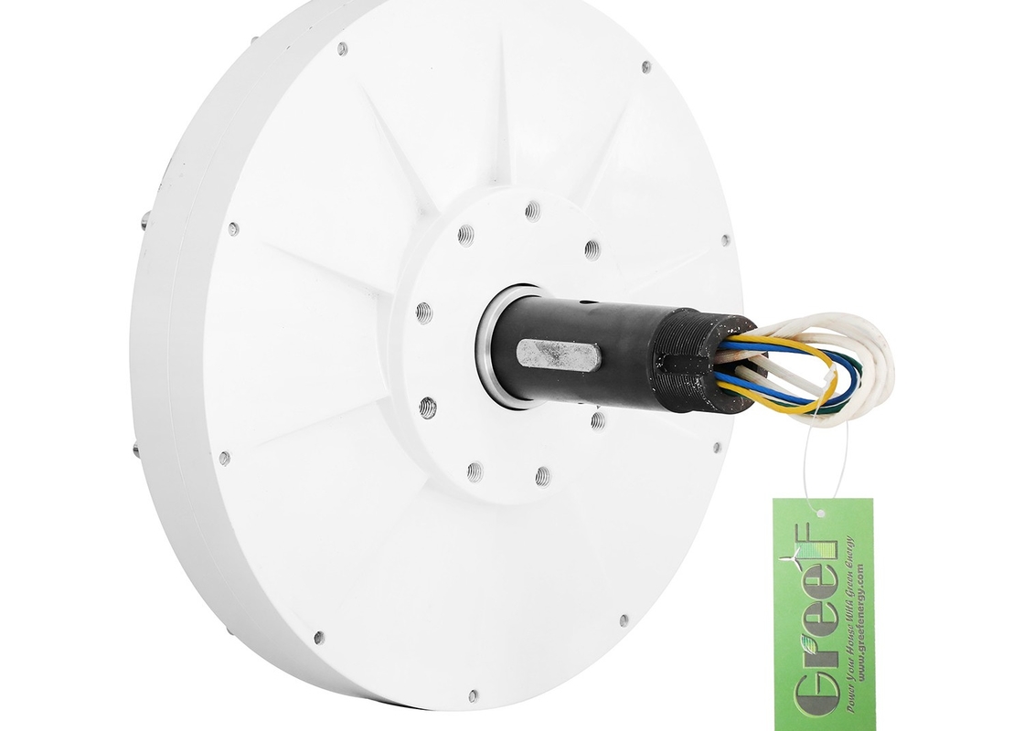 Torque do começo do alternador do ímã permanente de 3KW gerador de vento vertical do baixo RPM baixo