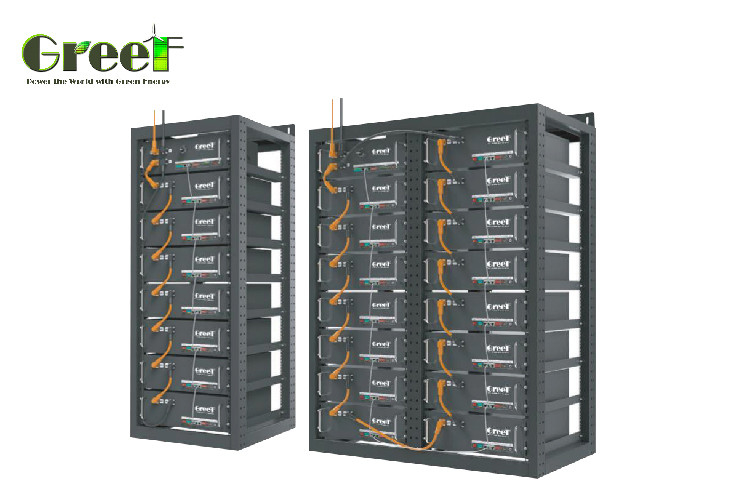 Bateria de lítio de baixa tensão 60-280AH 48v 200ah Para sistema solar e híbrido Armazenamento de energia doméstica
