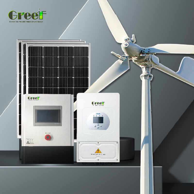 Turbina eólica com gerador de ímã AC permanente de três fases 5KW Alta eficiência de geração de energia
