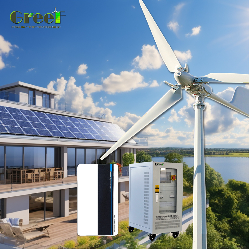 48-240V Voltagem de saída 5kw Sistema solar off-grid usando bateria de gel