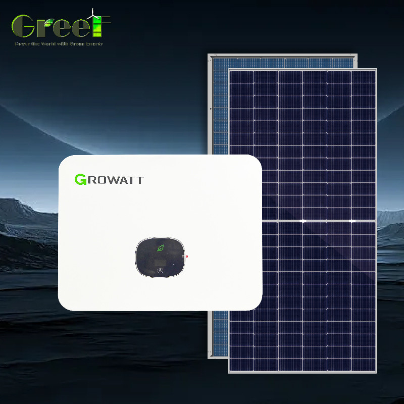 Sistema Solar Smart Grid Tie 1kW-100kW Capacidade com medição da rede e monitoramento do sistema