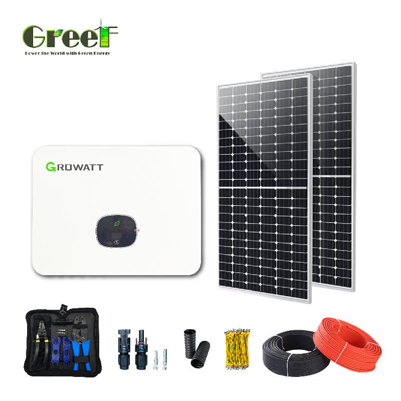 Consumo interno Menos de 5W Sistema de painéis solares ligados à rede com monitoramento e medição da rede