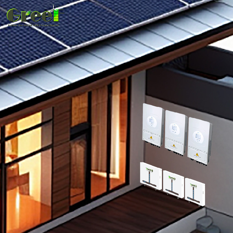 Sistema de energia solar com tensão de saída de 110/220V
