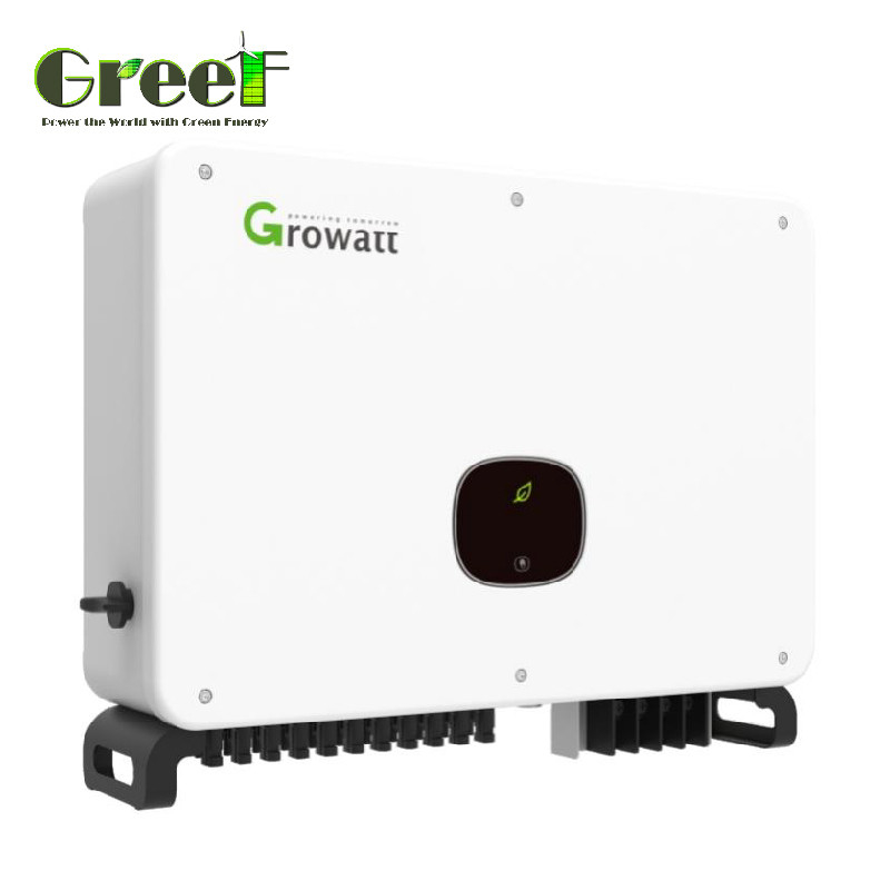 Growatt On Grid Inverter Solar 6-80KW para Sistema Solar Inverter de Alto Desempenho para Aplicação Comercial