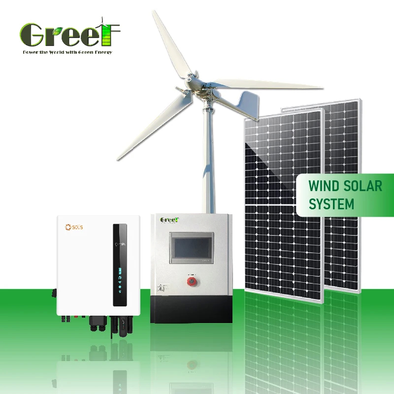 Sistema Solar Híbrido de Voltagem de Saída nominal monofásica de 230 VAC para Sistema de Energia Solar Doméstica