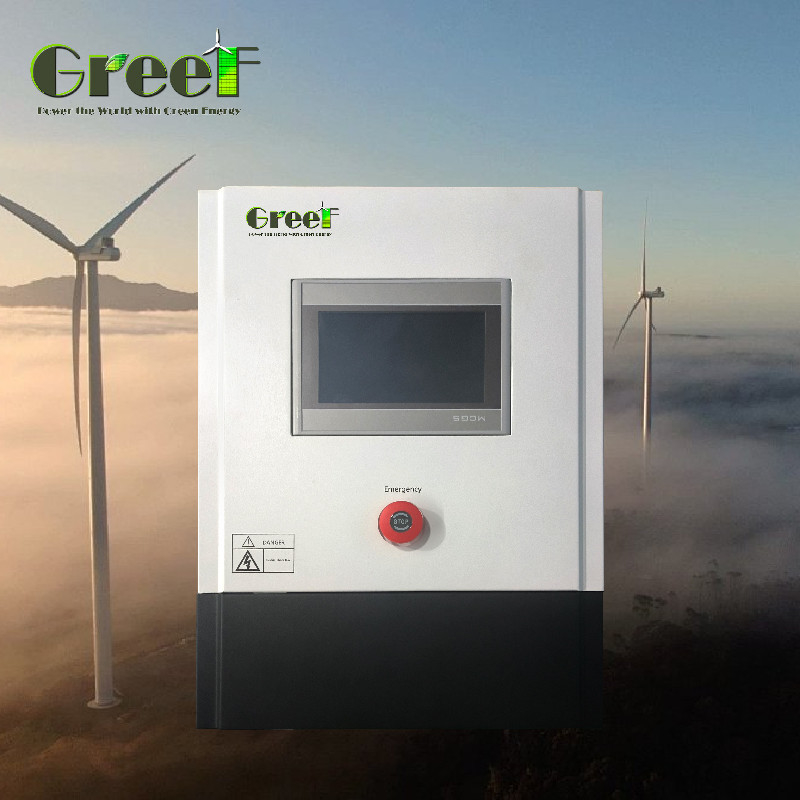 Turbina eólica de 3 kW 5 kW 10 kW com controlador de rede e inversor para sistema híbrido