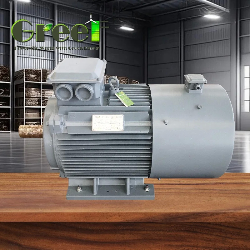Motor síncrono AC trifásico Motor de ímã permanente Potência nominal 750W-5MW para aplicações em motores