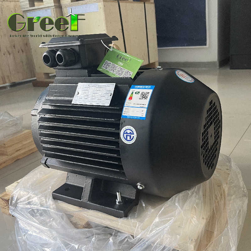 750W-5MW 6 Pole 50Hz Motor de ímã permanente com motor síncrono AC de 3 fases