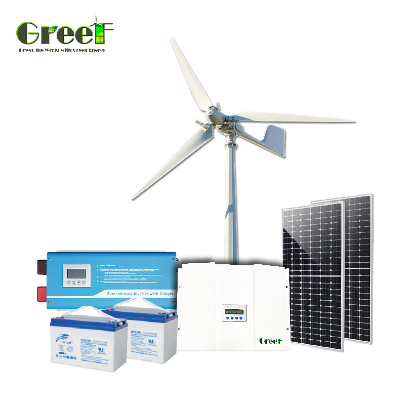 1KW-10KW Controle LCD Off Grid Controlador de energia eólica Modelo GBBC com alcance de carregamento ajustável do vento