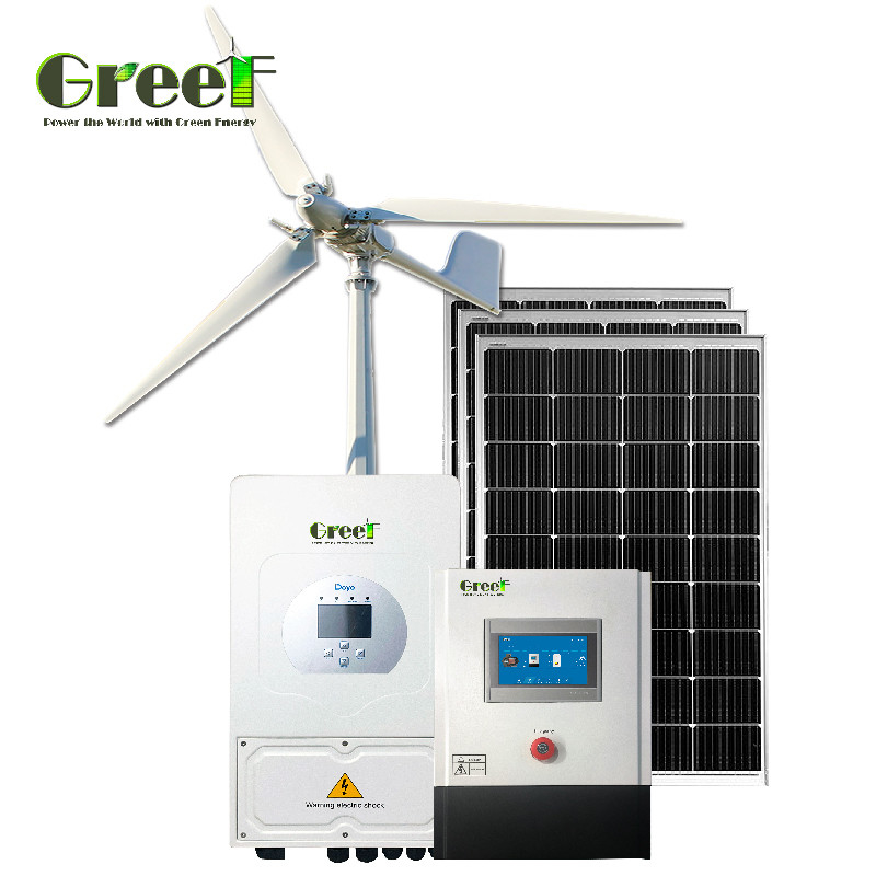Controlador de Turbina Eólica Grid Tied / Híbrida 2kW 3kW 5kW 10kW Tipo de Saída DC Para Solução de Sistema de Turbina Eólica e Hídrica