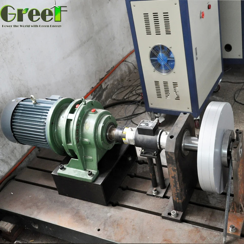 Gerador de ímã permanente compacto sem núcleo 16-20 polos 1 N/M Torque de partida 100-500RPM Velocidade para industrial