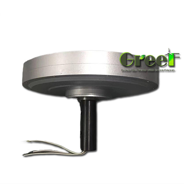 12-450V Gerador de ímã permanente sem núcleo personalizado Rotor externo / rotor interno Tipo de eixo horizontal e vertical