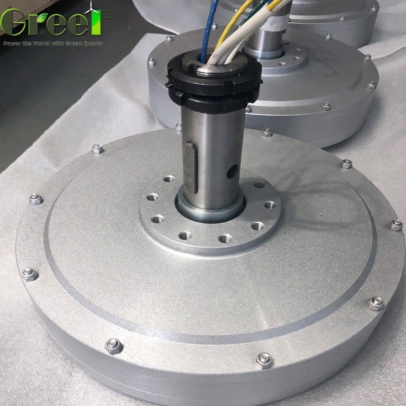 5kw RPM baixa baixa velocidade de rotação Rotor interno Rotor externo Magnético permanente gerador alternador para uso doméstico turbina eólica