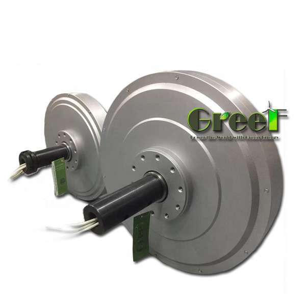 5kw RPM baixa baixa velocidade de rotação Rotor interno Rotor externo Magnético permanente gerador alternador para uso doméstico turbina eólica