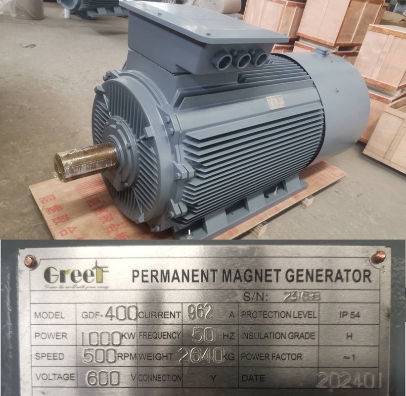 Gerador alternador de ímãs permanentes de 415 V a 380 V para a Malásia, Tailândia e Filipinas
