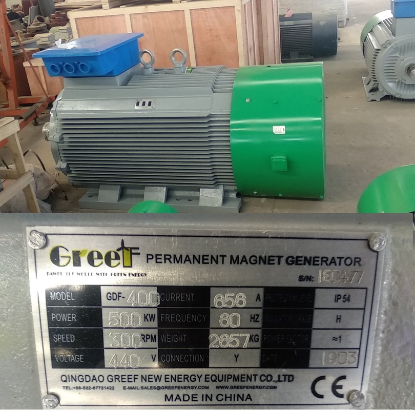 Gerador alternador de ímãs permanentes de 415 V a 380 V para a Malásia, Tailândia e Filipinas