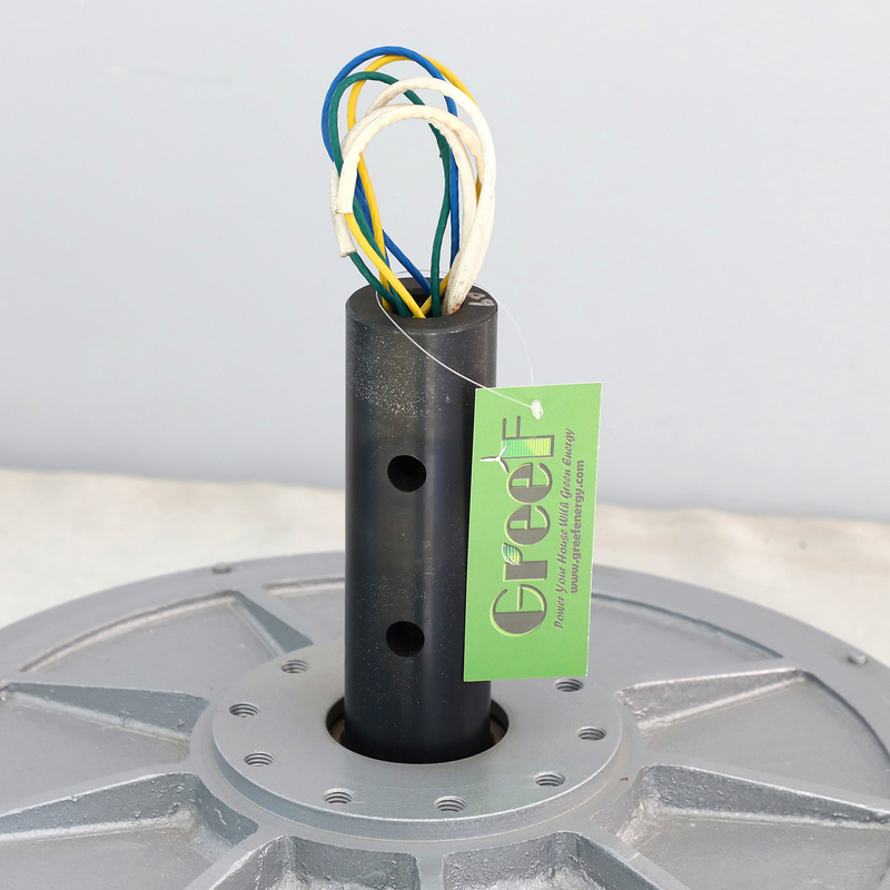 Gerador de Ímã Permanente de Fluxo Axial Sem Núcleo, Geração de Eletricidade Trifásica com 3 anos de Garantia