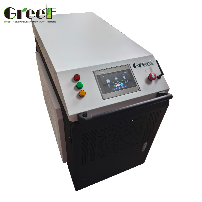 Inversor de potência off-grid de 100/110/125kW com faixa de operação de tensão de 580-1000 V CC e sistema de conversão de potência de frequência de 50/60 Hz