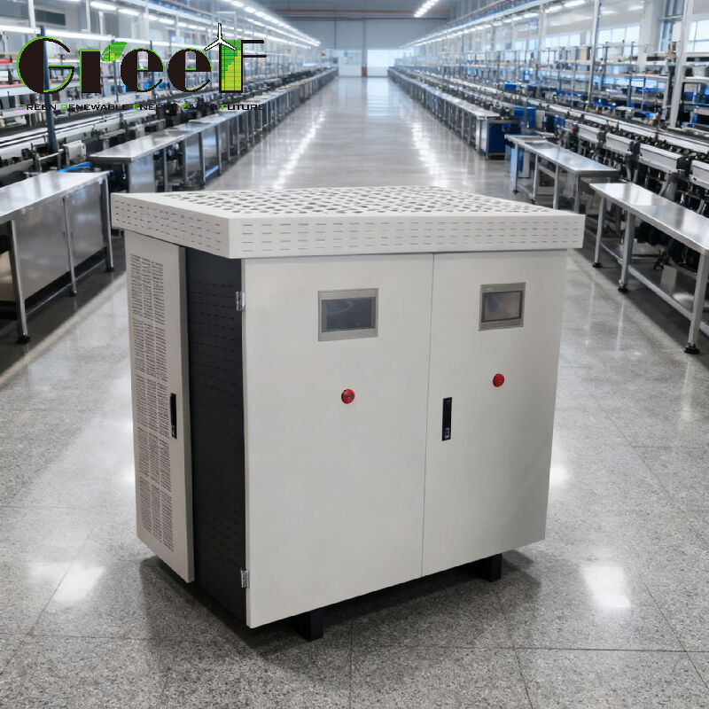 AC Generator-Battery Hybrid Converter with 450 Vac Optimal Generator Rated Voltage and LCD SMART Touch Screen Display for 50/60 Hz Rated Grid Frequency