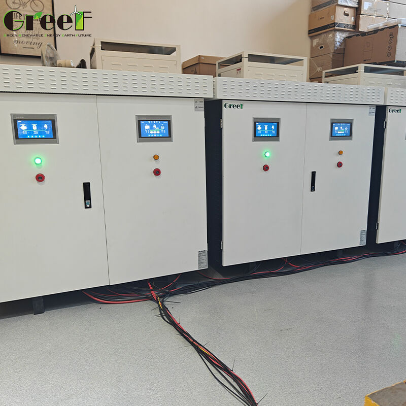 Ecrã LCD Touch On Grid Controller com monitoramento da rede e garantia de 5 anos para soluções de gestão de energia