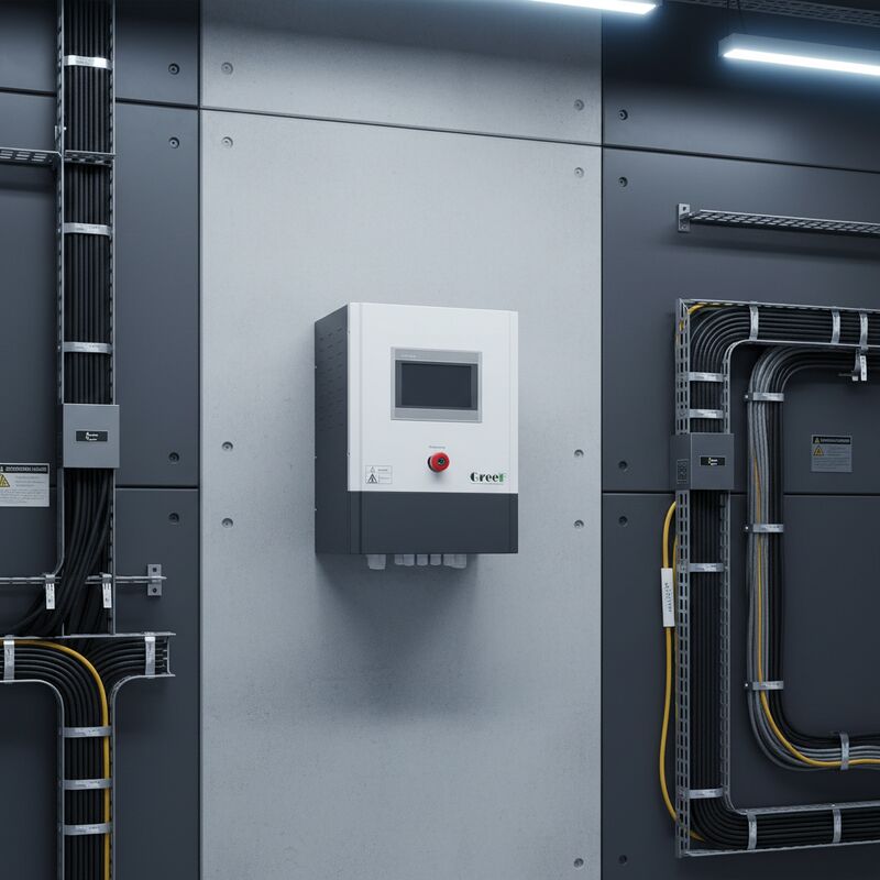 Ecrã LCD touch Display On Grid Controlador com interface de comunicação RS485 USB GPRS WIFI Ethernet e potência de saída de 1,5 kW a 100 kW