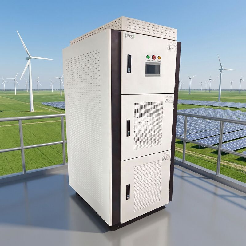 95% de eficiência máxima no controlador de rede com monitoramento de falhas no solo e ecrã LCD touch