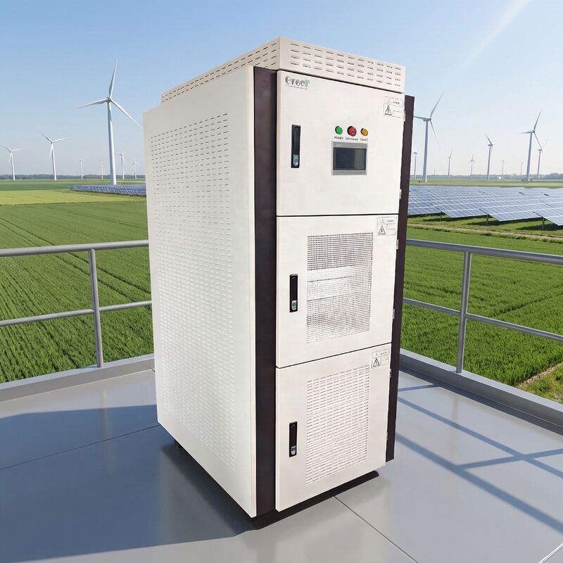 Controlador On-Grid com Faixa de Tensão de Entrada CC de 350-450V, Eficiência Máxima de 95% e Tela LCD Touch Screen