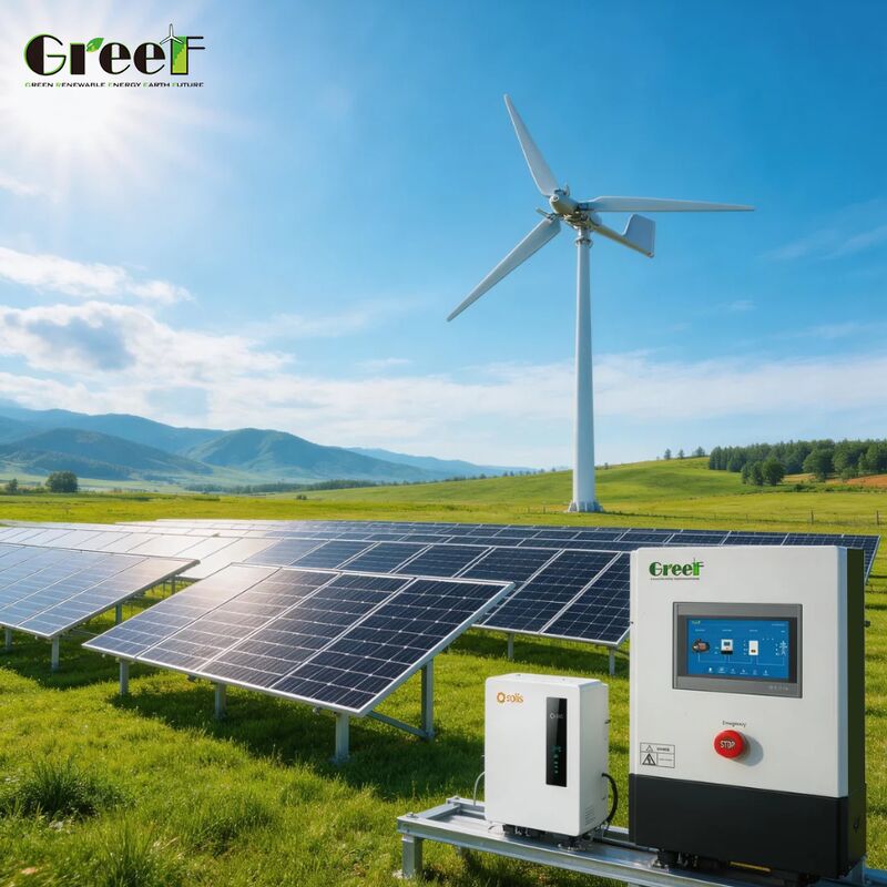 95% de Eficiência MPPT Controlador Sistema Solar Híbrido com Interfaces RS485/CAN/USB para Energia Renovável