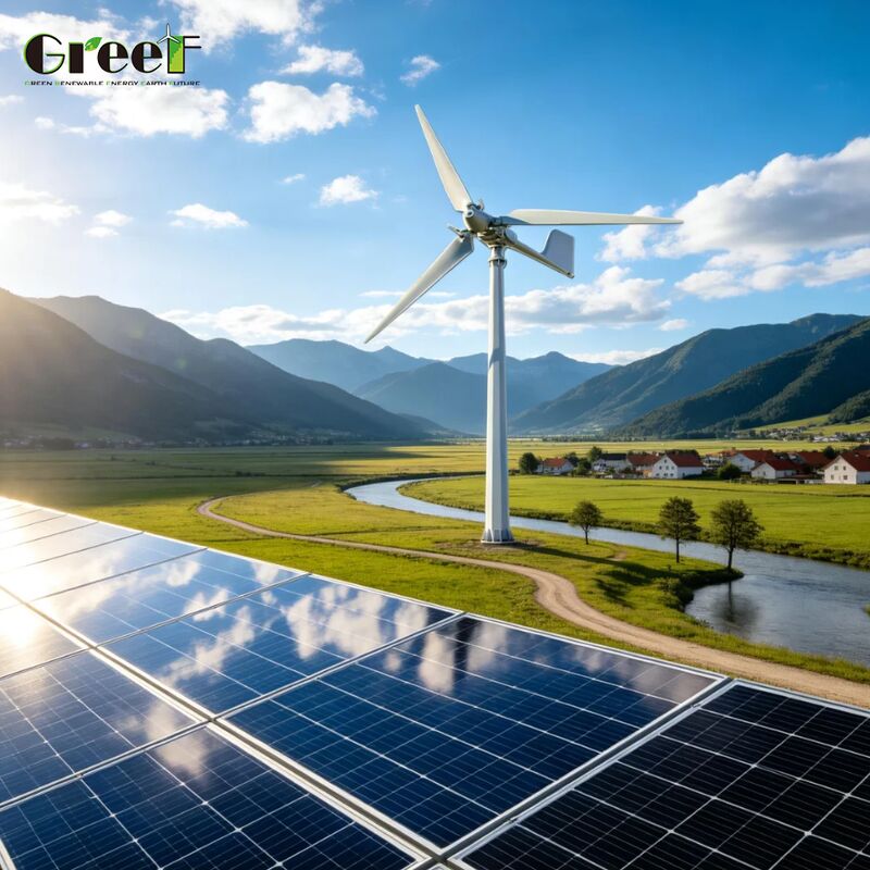 95% de eficiência Sistema solar híbrido com controlador MPPT e altitude operacional de 4000m para energia renovável