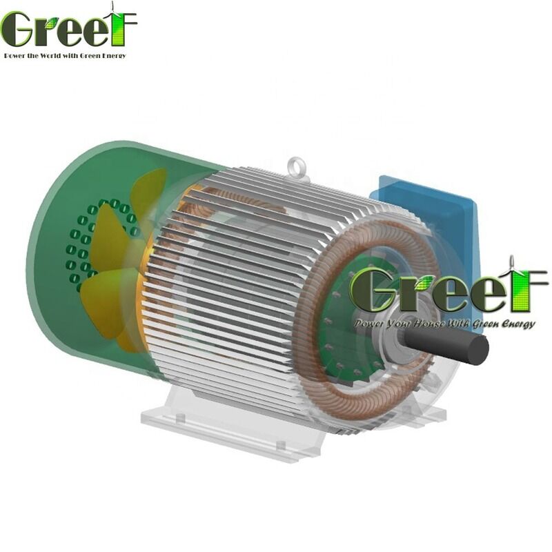 Tensão Tipicamente 12V A 480V Motor De Baixa Velocidade Ideal Para Máquinas Pesadas Potência Varia De Acordo Com As Necessidades Do Cliente