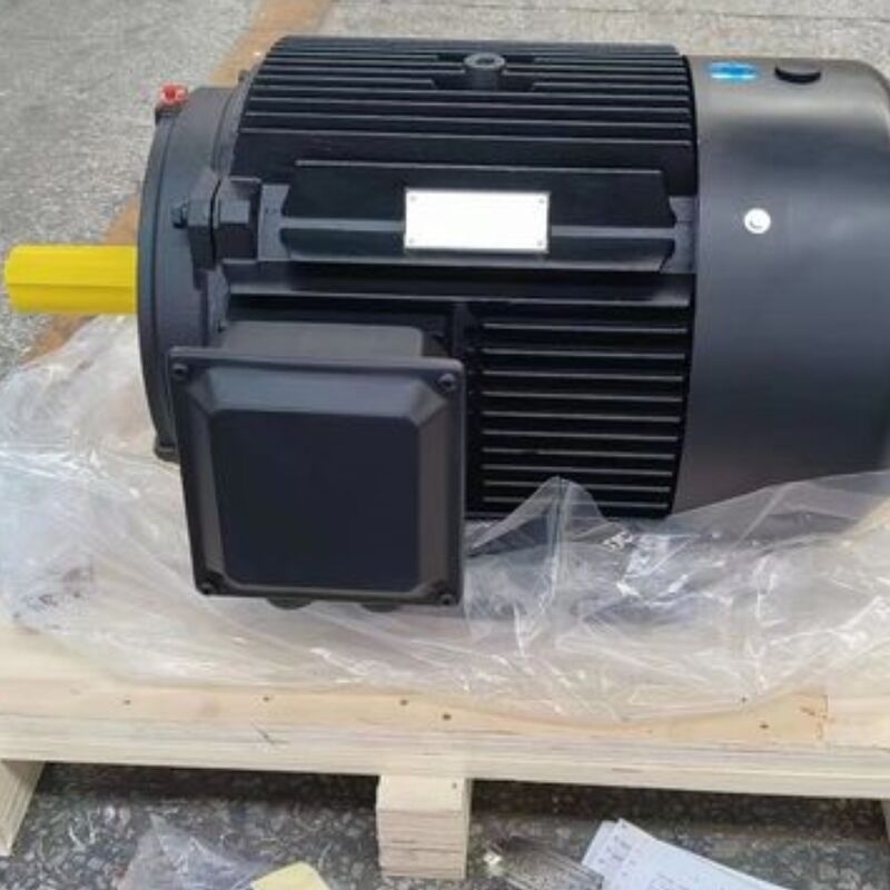 IP54 Motor de ímã permanente com chapa de aço de silício laminada a frio, núcleo de ferro, ventoinha de água e auto-refrigeração para desempenho industrial