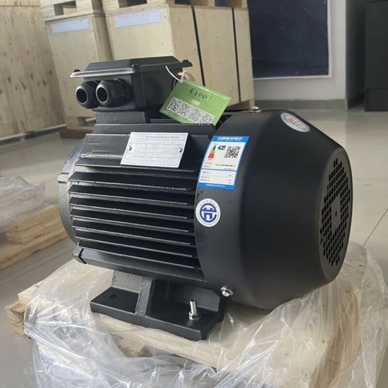 Motor de ímã permanente alimentado por eletricidade com uma faixa de velocidade de 20 a 3000 RPM e material de ímã NdFeB de neodímio, ferro-boro para desempenho