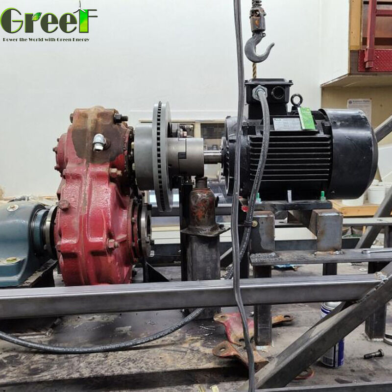 Motor de ímã permanente de potência nominal de 750W-5MW com uma eficiência > 95% e concha de ferro fundido para aplicações industriais