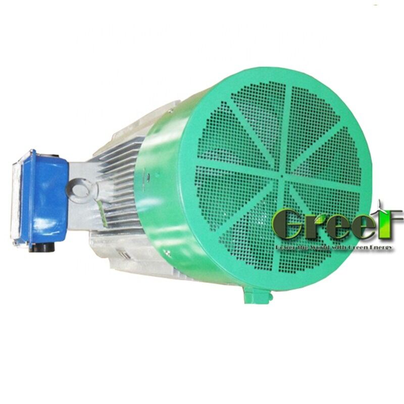 Motor de ímã permanente resfriado a ar com casca de ferro fundido e alta eficiência para uso industrial