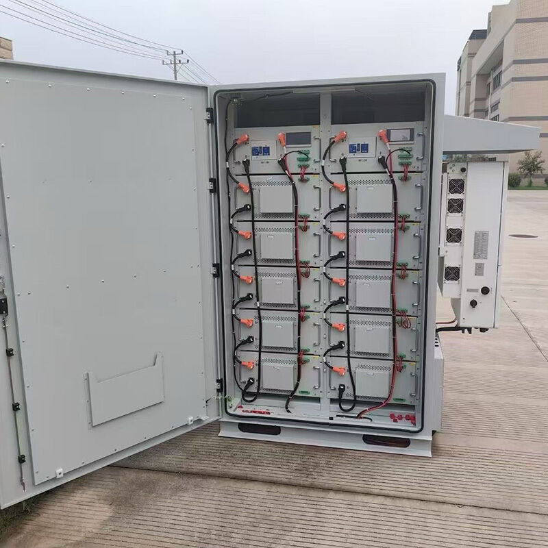 51Bateria de lítio de armazenamento de energia de tensão nominal de.2V com nível de proteção IP54 e escalabilidade modular para gabinete de baterias ao ar livre