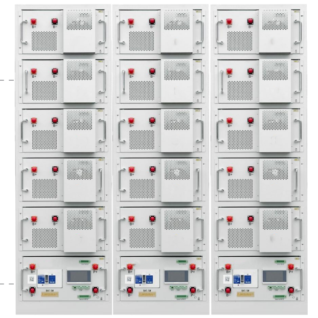 Tamanho da bateria personalizado Bateria LiFePO4 com 6000 tempos de ciclo e Smart BMS para armazenamento de energia de alta voltagem