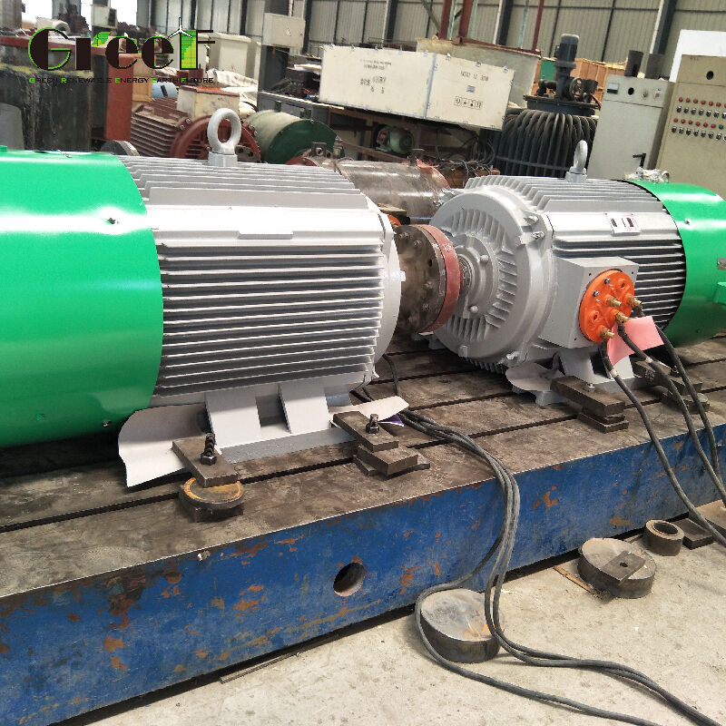 Gerador de ímã permanente de ferro fundido com arrefecimento por ventoinha e faixa de potência de 500W-5000kW para produção estável
