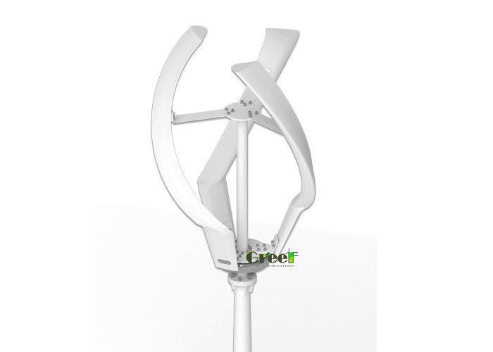 Turbinas eólicas de eixo vertical de 3pcs com lâminas de FRP ≤20db