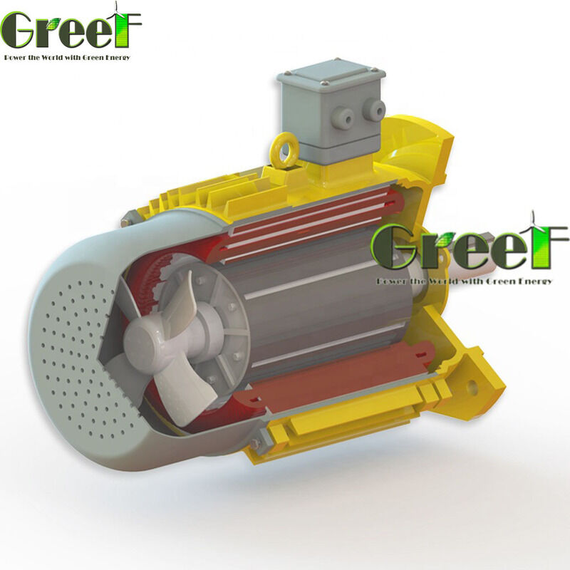 Motor de ímã permanente sem escovas de 750w a 5Mw Oferecendo faixa de velocidade de 750 a 3000 rpm Ideal para sistemas e acionamentos de motores de energia