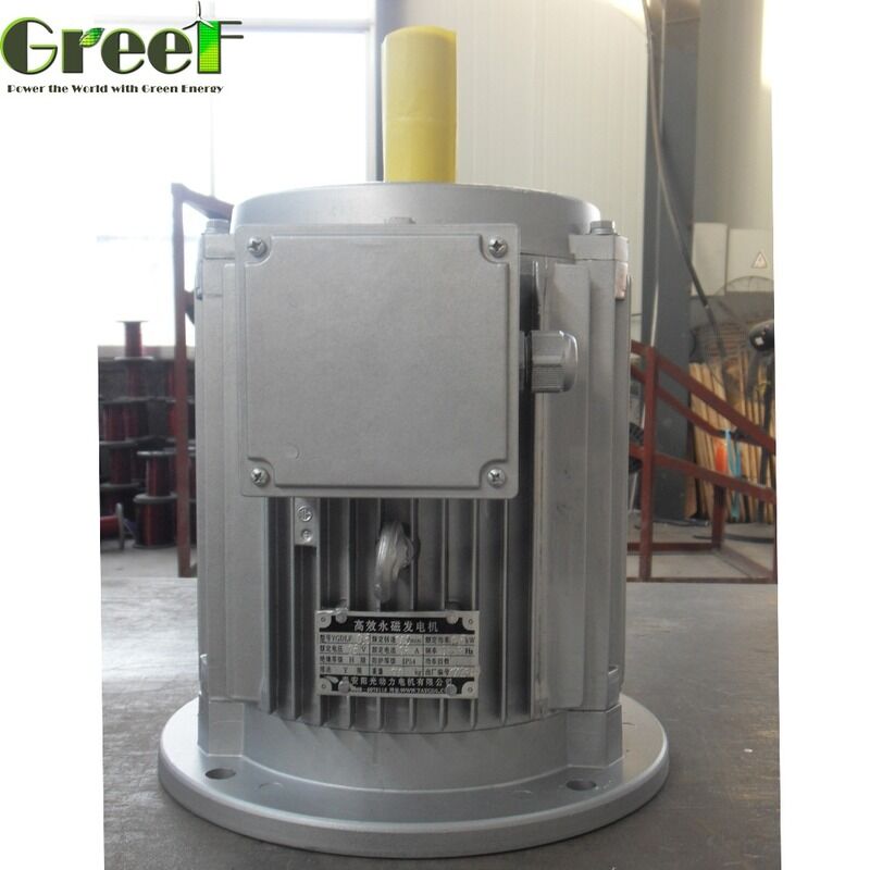 IP54 Motor de ímã permanente com chapa de aço de silício laminada a frio, núcleo de ferro, ventoinha de água e auto-refrigeração para desempenho industrial