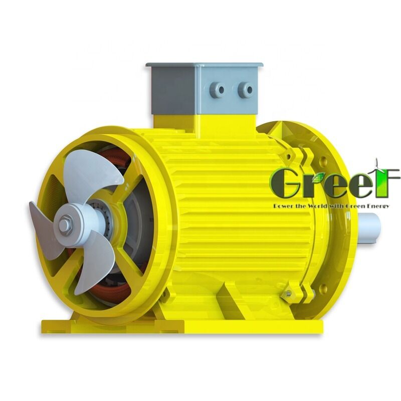 Motor de ímã permanente de alta eficiência com temperatura máxima de ímã 120°C e resistência isolante de 100Mohm Min para sistemas de energia renovável