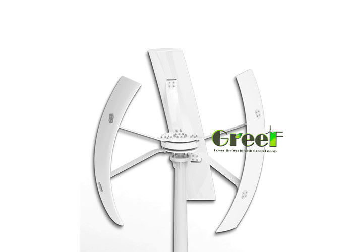 Turbina Eólica de Eixo Vertical GV Adequada para Todas as Condições Climáticas Velocidade de Início do Vento 3 m/s Tensão Opcional 24-380Vac