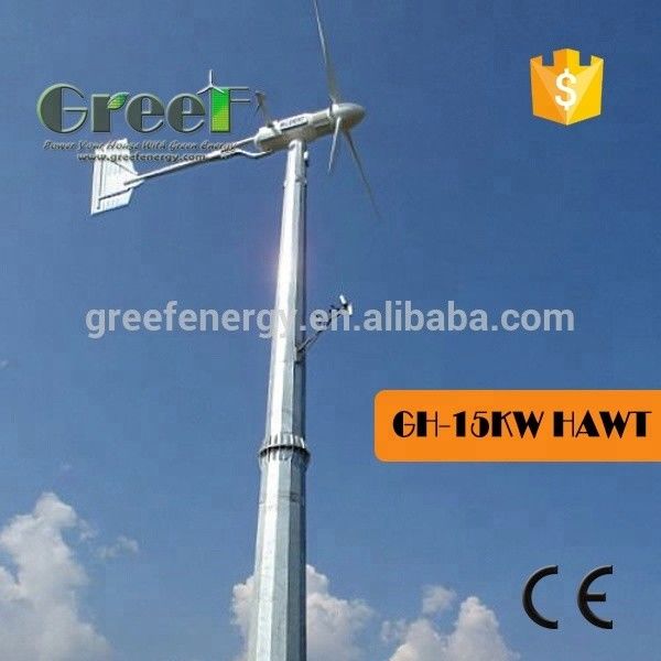 10KW fora no fã do moinho de vento do gerador de turbina eólica da energia da grade para a casa