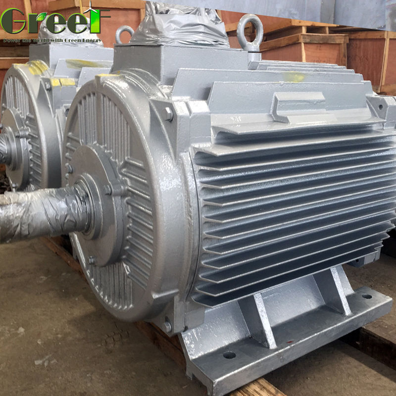 Gerador Hidrelétrico Síncrono AC Trifásico de 150kw 500KW 300Rpm para Turbina Hidrelétrica
